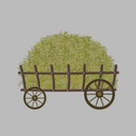 Hay Wagon Swaddle Blanket